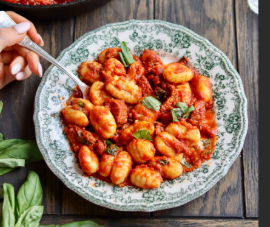 gnocchis sauce tomate et chorizo