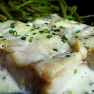 Cabillaud, pomme de terre et haricots verts