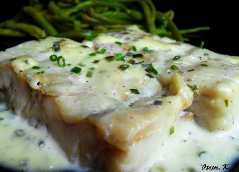 Cabillaud, pomme de terre et haricots verts