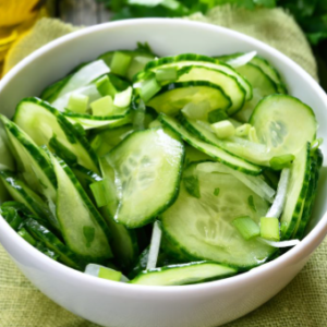 Concombre vinaigrette